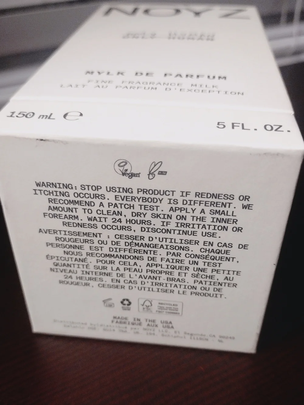 NOYZ Only Human Mylk de Parfum NEW Full Sized 150ml - Picture 12 of 13